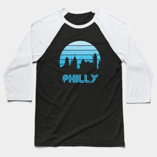 Retro Sunset Philly Baseball T-Shirt
